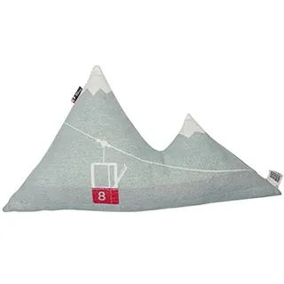 David Fussenegger Kissen gefüllt Silvretta 'Berg' 65 x 40 cm Glasgrün