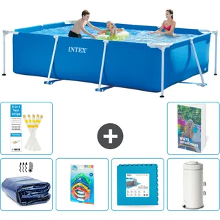 Rechteckiger Frame Pool - 300x200x75 Cm - 7-teilig  S55