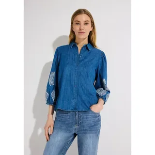 More & More Jeansbluse blau 40