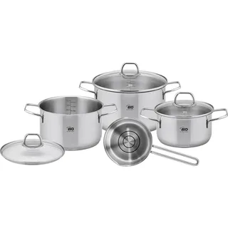 ELO Topfset Twice 4tlg. Edelstahl Silber