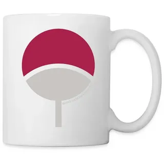 Spreadshirt Tasse Naruto Symbol Uchiha Clan Tasse, Keramik weiß
