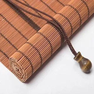 Bambusrollo Ohne Bohren Bambus Rollo Aussenbereich 40 50 60 70 80 90 100 110 120 140 160cm Bambus Jalousien Innen Sonnenschutz Wetterfest Bambus Raffrollo Für Fenster Und Türen(Brown A)