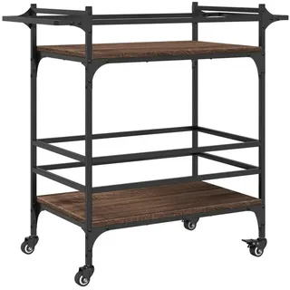 vidaXL Küchenwagen Braun Eichen-Optik 82x40x78,5 cm Holzwerkstoff