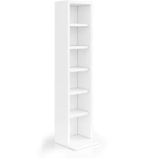 Vicco CD-Regal Standregal 21 x 91,8 x 20 cm Weiß