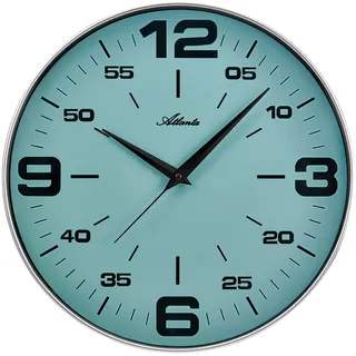 Atlanta 4552/6 Wanduhr Quarz Türkis