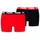 Everyday Basic Boxers 2er Rot/Schwarz XL
