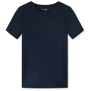 SCHIESSER T-Shirt Mix+Relax in blue - Relax Pyjamaoberteil, Blau_175475, 48