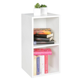 WOHNLING Bücherregal weiß 30,0 x 30,0 x 60,0 cm