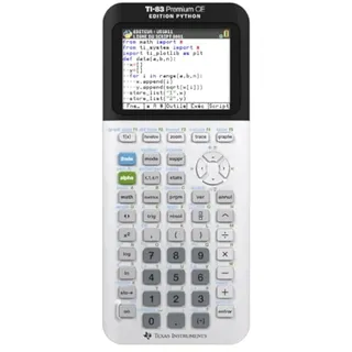 Texas Instruments TI-83 Premium CE Edition Python Silber