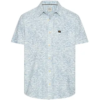 CAMEL ACTIVE Kurzarmhemd Blau M