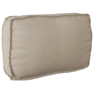 vidaXL Sitzauflage Kissen Taupe 70 x 40 x 12 cm Oxford-Stoff, (1 St)