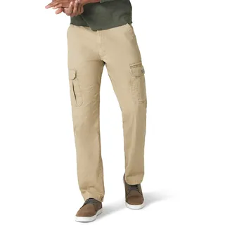 Wrangler Herren Jeans Cargo Pant, Relaxed Fit, Straight Leg, Ulmenholz, 34W / 34L