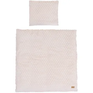 roba Wiegenbettwäsche, Frosty Almond 80x80 cm - Beige
