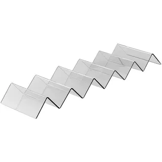 VKF Renzel GmbH Snackwelle aus Acrylglas / 150 mm Breite/Brötchen-Halter/Baguettehalter