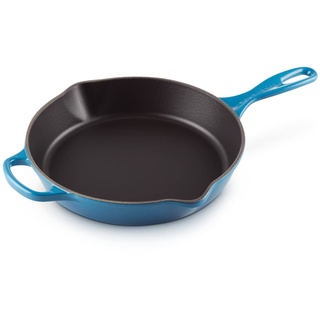 Le Creuset Signature Hohe Brat- und Servierpfanne aus Gusseisen, für alle Herdarten und Backöfen, 26 cm, 2 Liter, Marseille