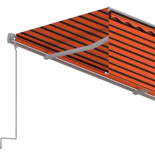 vidaXL Markise 3 x 2,5 m orange, braun