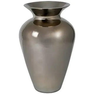 Kaheku Dekovase Kaheku Vase Peps, silber, Ø 17cm Höhe 26cm, 420647097 (1 St)