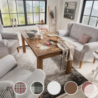 Massivholz »Pavolo« Tischsofa 3-Sitzer / PK A 370 / weiss