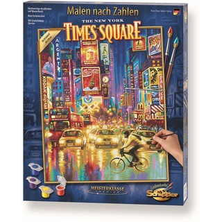 Schipper Malen-nach-Zahlen - Meisterklasse Premium - New York City - Times Square bei Nacht