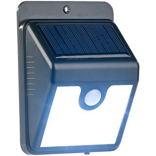 Solar-LED-Wandleuchte mit Bewegungssensor & Nachtlicht-Funktion, 50 lm