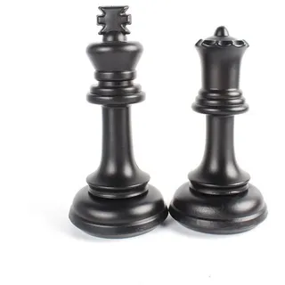 TikTakToo Spielzeug-Gartenset Schach Schachfigur Freilandspiel Gartenschach Königshöhe 25 cm, (wetterfestes Spielfiguren Set, 32-teiliges Set), für Terrasse, Balkon, Schulen, Kindergarten, Park, Jugendherberge