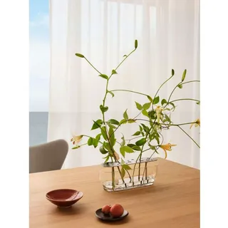 Vasen FRITZ HANSEN, Metallisch, Glas - 33.5 - 9.5 - 13