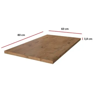 Küchen-Preisbombe Arbeitsplatte 80 cm 38 mm Küchenzeile Küchenblock Eiche Lancelot Küche Vigo