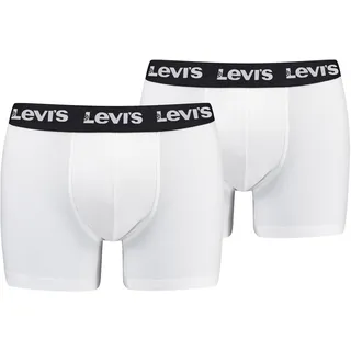 Levi's Repeat Logo Boxer Brief Weiß L 2er Pack