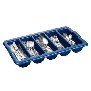 Esmeyer Besteckkasten 54 x 32,5 x 8,5 cm Kunststoff blau