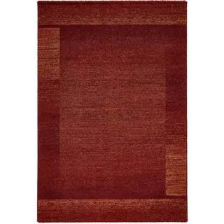 Novel Webteppich, Terracotta, Textil, Bordüre, rechteckig, 160x230 cm, Oeko-Tex® Standard 100, für Fußbodenheizung geeignet, Teppiche & Böden, Teppiche, Webteppiche