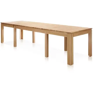 MULTI XL Esstisch / Ausziehtisch, Material Massivholz, Kernbuche, lackiert
