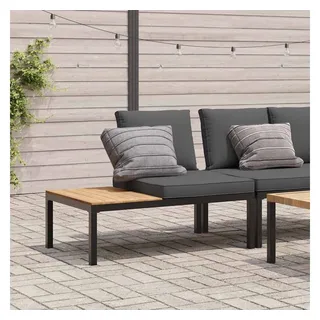 vidaXL Gartenbank 113 x 69 x 73 cm Schwarz