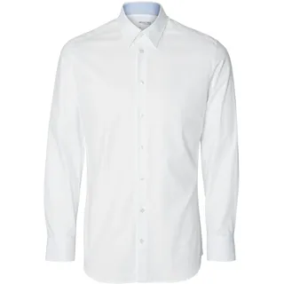 Selected Homme Herren Slhslimsoho-Detail Shirt Ls Noos Hemd - M