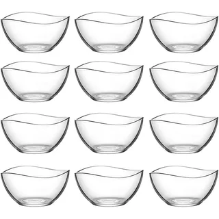 LAV Müslischale LAV Vorspeise 310ml Schalen Dessertschale Glasschalen Gläser, Glas, (12-tlg)