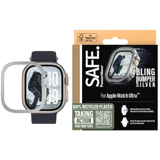 Panzer Glass SAFE. by PanzerGlass TPU Bumper Silber Apple Watch Ultra 2024
