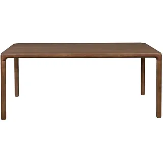 ZUIVER Esstisch Storm 160 x 90 cm Holz Braun Walnuss