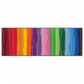 SALONLOEWE Wavy Lines Teppichläufer 60 x 180 cm Bunt