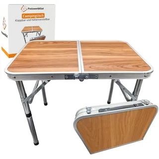 Preiswert & Gut Campingtisch faltbar Braun