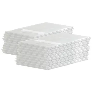 Rosenstein & Söhne 200 Profi-Folienbeutel für Balken-Vakuumierer, 15 x 20 cm
