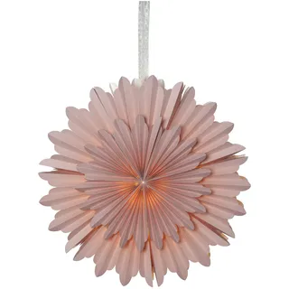 Star Trading Papierstern Crystal Innenbereich rosa