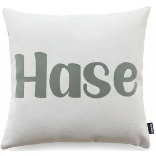 Done. Dekokissen HASE 45 x 45 cm Beige/Khaki