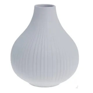 Storefactory Scandinavia Dekovase Vase EKENAS XL grau, Ø 21x25cm grau