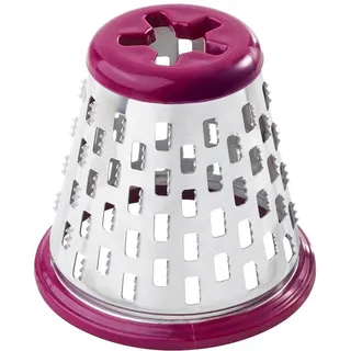 Moulinex Shredder Fresh Express Max Delices 5in1 DJ812510 - Snij- en raspapparaat, Küchenreibe, Rot, Weiss, Transparent