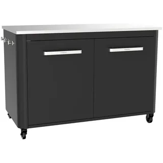 COZZE® Cozze Outdoor-Tisch, ca. B120/H90/T60 cm, Schwarz