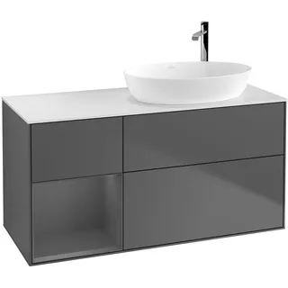 Villeroy & Boch Waschtischunterschrank 3 Auszüge 120 x 60,3 x 50,1 cm Anthrazit matt