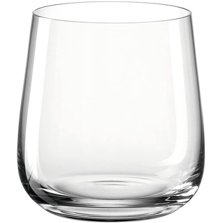 Leonardo Brunelli Trink-Glas 1 Stück, spülmaschinenfestes Wasser-Glas, Trink-Becher aus Glas, modernes Saft-Glas, Whiskey-Glas, 400 ml, 066416