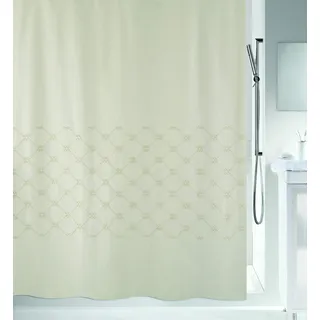 Spirella Duschvorhang Trento 180 x 200 cm beige