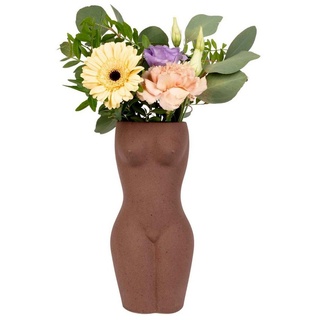 DOIY Dekovase (1 Artikel), Vase Body large braun