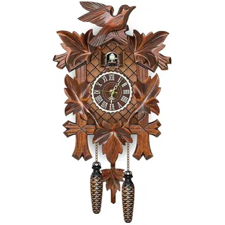 Schwarzwälder Kuckucksuhr, Nordischer Retro-stil, Wanduhr Aus Holz - Cl303