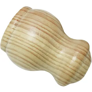 GARDINIA Endknopf für Ø 28 mm, Endstück Lugano, Holz/Kiefer